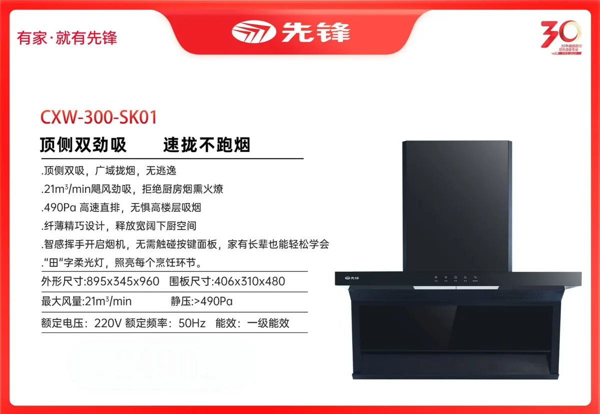 先锋烟机CXW-300-SK01