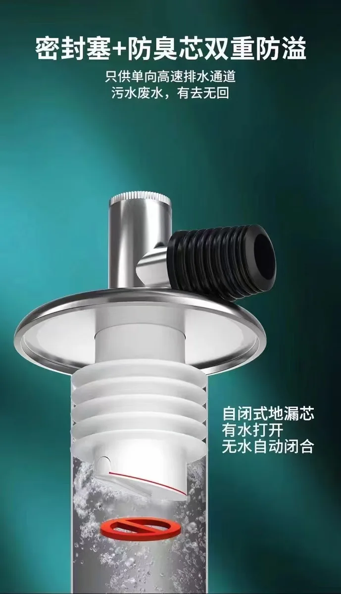 下水三通 多功能圆盖防臭